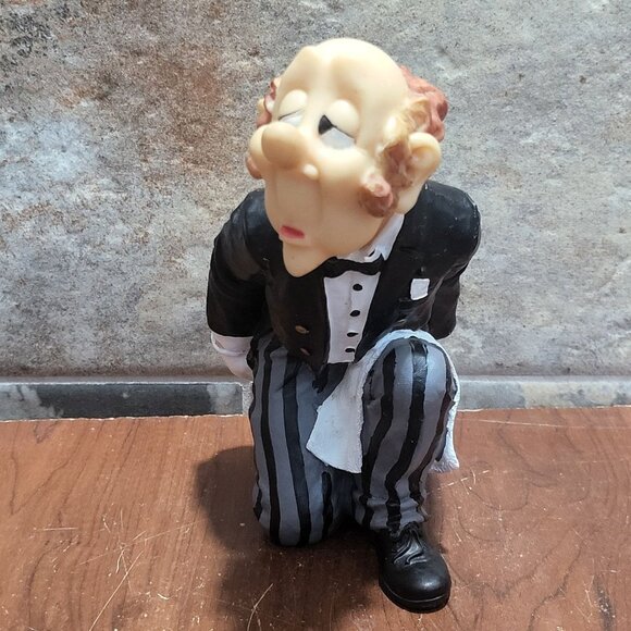 Vintage James the Butler Wine Bottle Holder Stand - Picture 2 of 12